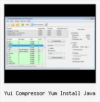 Yuicompressor Jsmin yui compressor yum install java