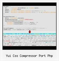 Install Yui yui css compressor port php