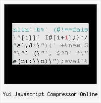 Obfuscator Applet Netbeans yui javascript compressor online