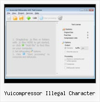 Javascript Obfuscator Ubuntu yuicompressor illegal character