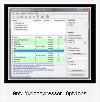 Javascript Obfuscator Decode ant yuicompressor options