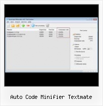 Specify Class Error Yui Compressor auto code minifier textmate