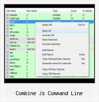 Wrapper Script Shrinksafe combine js command line