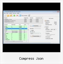 Javascript Encode Json Array compress json