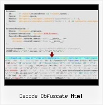 Javascript Encoding Quotes decode obfuscate html