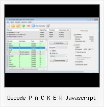 How To Parse Php Url Encoded String decode p a c k e r javascript