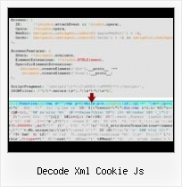 Mirror Javascript decode xml cookie js
