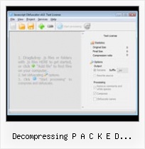 Yui Javascript Compressor Online decompressing p a c k e d javascript files