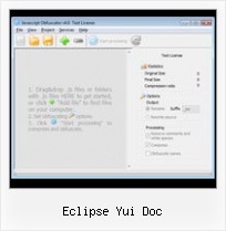 Yui Compressor Httphandler eclipse yui doc