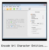 Js Decoder encode url character entities javascript