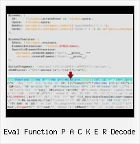System Io File Encrypt eval function p a c k e r decode