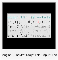 File Compression Algorithm Written In Python google closure compiler jsp files
