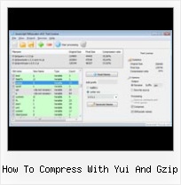 Rgraph Json how to compress with yui and gzip