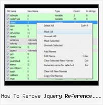 Unpacker Obfuscated how to remove jquery reference from mootools yui compressed js