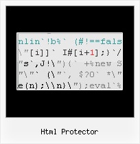 Javascript Packer Online html protector