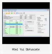 Eclipse Minimize Javascript html yui obfuscate