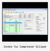 Compare Javascript Code Online invoke yui compressor eclipse