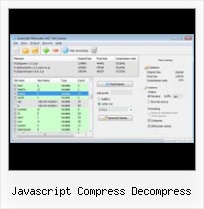 Minify Eclipse javascript compress decompress