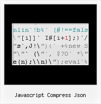 Javascript Encyrpt And Minify javascript compress json