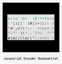 Js Obfuscator Php javascript encoder bookmarklet