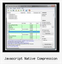Codehaus Javascript Compress javascript native compression