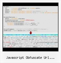 Protect Javascript Page javascript obfuscate url querystring