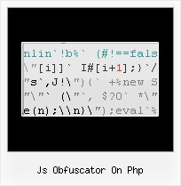 Php Compressor Online js obfuscator on php