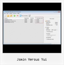 Javascript Compress Utf8 jsmin versus yui