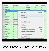 Encodexml json encode javascript file js