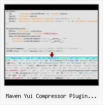 Jario64 Applet maven yui compressor plugin problem