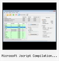 Java Compressor microsoft jscript compilation error expected vista 64