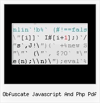 Java Email Obfuscator Generator obfuscate javascript and php pdf
