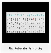 Javascript Obfuscator Online Free php automate js minify