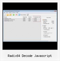 Eclipse Yui Doc radix64 decode javascript
