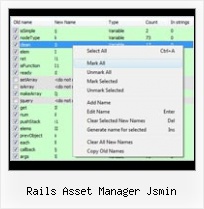 Javascript Packer Decoder rails asset manager jsmin