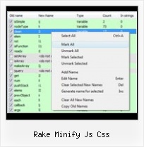Js Compressor Encryption rake minify js css