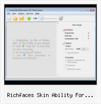 Dean Edwards Name Online Packer richfaces skin ability for command button