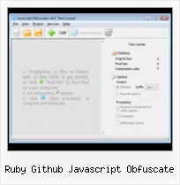 Definition Obfuscate ruby github javascript obfuscate