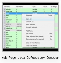 Jquery Compressed Tool web page java obfuscator decoder