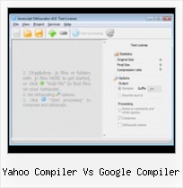 Scramblr Js Packer yahoo compiler vs google compiler