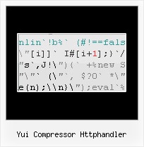 Decode Yui Ult In Php yui compressor httphandler