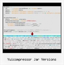 Compress Javascript Tool yuicompressor jar versions